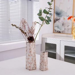 Vases Nordic Creative Kiln Transformation Vase Natural Style Pattern Home Decoration Ornament