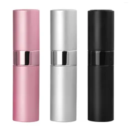 Storage Bottles 3pcs 8ml Liquid Cosmetic Spray Atomizer Dispenser Refillable Perfume Bottle Travel Portable Aluminium Mini Empty Fine Mist