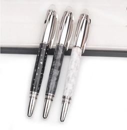 Promotion Pen White Black Marble M Fountain Rollerball Pen Special Sesign Stationery Office School Supplies Luxuey Writing Smoot7510532