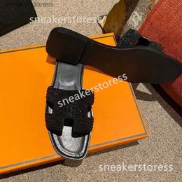 Drag Beach Leather Sandal Size Women Slipper Flip Flop Genuine Oranh Summer Letter 2024 Sandal Dust Bag Slide 35-42 Designer Oran 83GV
