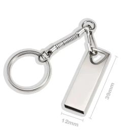 Metal USB 2.0 Flash Drives 64GB High Speed Pen Drive Golden Pendrive Silver Memory Stick Creative Gifts U Disk