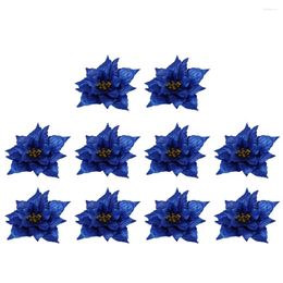 Decorative Flowers 10 Pcs Artificial Wedding Decorations For Ceremony Party Supplies Christmas