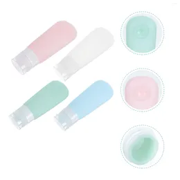 Storage Bottles 4 PCS Skin Care Products Bottled Travel Makeup Container Liquid Dispensers Plastic Pp Sub-packing Holders