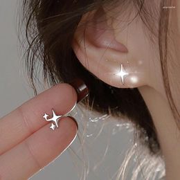 Stud Earrings Fashion Asymmetric Stars 2024 Korean Simple For Women Charm Delicate Jewellery Party Wedding Accessories Gift