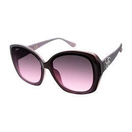 Женские солнцезащитные очки Jessica Simpson J5839 большого размера с бабочкой и защитой от ультрафиолета 400, гламурные подарки для нее, 60 мм