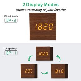 Single Face Led Digital Alarm Clock For Bedroom Smart Alarm Clock Digital Desktop Clock Bedside Table For Room USB/AAA Powered