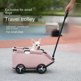Cat Carriers Pet Outdoor Supplies Small Stroller Dog Teddy Baby Outing Travel Car Cross-border Lightweight Folding