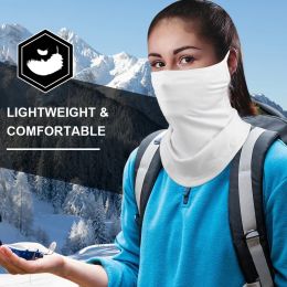 Winter Bandana Face Scarf Mask Warmer Neck Gaiter Sport Hanging Ear Snowboard Ski Neckerchief Windproof Thermal Half Face Cover