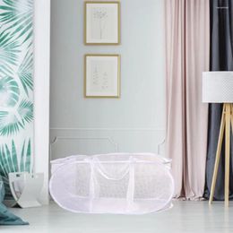 Laundry Bags Useful Polyester Large Capacity Wear Resistant Home Sundries Folding Basket Hamper Item Storage