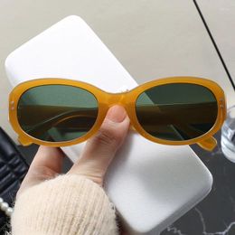 Sunglasses Oval Shape Women's High Quality UV400 Protection Sun Glasses For Men Women Vintage Stylish Female Sunglass