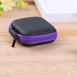 eva Packaging Box Data Cable Storage Bag Square Waterproof Headphone Bag Zipper Headphone Earplug Packaging Storage Box