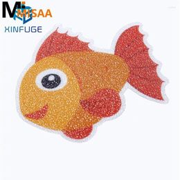 Bath Mats Sticker For Kids Temperature Resistant Dog Print Self-adhesive Marine Creature Bathroom Accessories Tubfloor Appliques