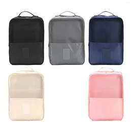 Storage Bags Shoe Pouch With Handle Shoes Packing Organisers Travel Bag For Breathable