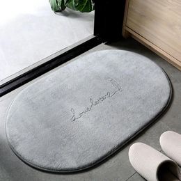Bath Mats Super Absorbent Mat Shower Room Floor Non-slip Bathroom Rug Bathtub Side Rugs Doormat Toilet Footpad