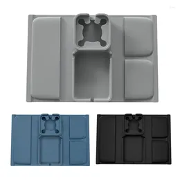 Storage Bags Silicone Couch Arm Tray Anti-Spill And Anti-Slip Recliner Organizer Cup Holder TV Remote Snack Phone For Car Room Offices Els