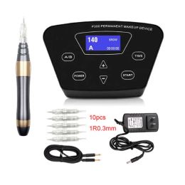 Machine P300 Permanent Makeup Hine Kits Micropigmentacion Eyebrow Tattoo Hine Pen Rotary Gun for Eyebrow Eyeliner Lip Tattoo Set