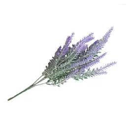 Decorative Flowers Simulation Lavender Flower Bouquet Bendable Stems For Personalised Design Add A Touch Of Serenity To Your Space