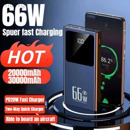 Cell Phone Power Banks 30000mah Power Bank Portable External Spare Battery Pack With Cable External Battery Pack Mobile Phone Power Bank For iPhone 15 2443