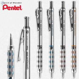 Pencils Pentel professional drawing activity automatic pencil 1pcs PG1015 (13.17.19) 0.3mm/0.5mm/0.7mm/0.9mm metal penholder
