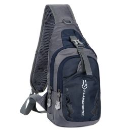 Bags Men Sling Backpack Chest Crossbody Bag Waterproof Lightweight Chest Bag Shoulder Bag Travel Sports Running Cycling Gym Daypack