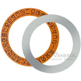 Modified NH35 Colourful Datewheel Patch Orange/Yellow Background Replace Date Disc 3H/6H Fit to NH34 NH35A NH36A Movement