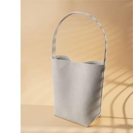 Genuine leatehr Tote Bag Women 2024 New Chinese Single Shoulder Large Capacity Shopping Bag Leisure Underarm Commuter Bag Ink Painting Freehand Designer cream