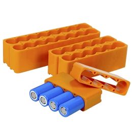 18650Battery Pack Fixture For Spot Welder Single Row Double Sided Spot Welding Plastic Fixed Fixture Battery Pack Soldering Tool