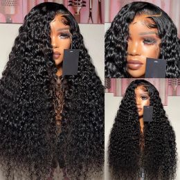 Deep Wave Frontal Wig 13x6 Hd Lace 13x4 Curly Lace Front Human Hair Wig PrePlucked Brazilian Wet and Wavy 4x4 Closure Wigs Sale