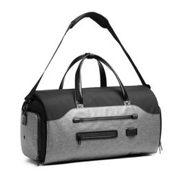 Men's Business Foldable Travel Bag Short Distance Travel Handheld One Shoulder Outdoor Waterproof Multi functional Suit Fitness Bag