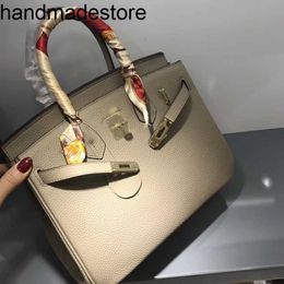 Genuine Leather Bk Designer Handbag High End Quality Leather Bag Womens Large Capacity Fashion Real Pure Brand