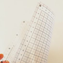 Transparent Ruler Board A4 B5 A5Students Writing Desk Pad PVC Grid Sewing Cutting Mats Drawing Clipboard Measuring Supplies