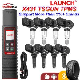 X431 TSGUN TPMS 433+315MHz 2 IN1 RFセンサーハンドヘルドX-431 TSGUNカータイヤ圧力検出器プログラミング診断ツール