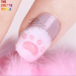 TCST-055 3D Candy Manicure Velvet Powder Nails Decoration Fuzzy Flocking Nylon Powder For Nail Glitter Art Tips Manicure Design 240401