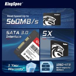 KingSpec SSD 2.5 120 gb 240 gb 480gb SATA 256 1 tb 512gb Hard Disc Ssd Drive for Laptop HD Pra Notebook Disco SDD HDD