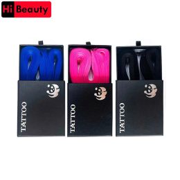 100pcs Disposable Hygiene Tattoo Clip Cord Sleeve Bags 5x80CM Plastic Pink Black Blue Tatu Machine Pen Cord Sleeve Cover Pack