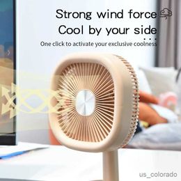 Electric Fans Cute USB Mini Fan Portable Handheld Night Light Rechargeable Mini Handy Fan Pocket Size Low Noise Small Electric Fan Dormitory