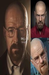 Festival party masks Movie Celebrity Latex Mask toy Breaking Bad Professor Mr White Realistic Costume helmet mask Halloween Cospl39642822