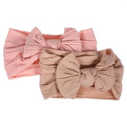 Bandanas 2 Pcs Baby Headband Girl Headdress Born Headbands For Girls Party Bow Toddler Hair Accessories