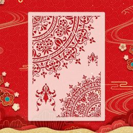 A4 29 * 21cm Round Mandala DIY Stencils Wall Painting Scrapbook Colouring Embossing Album Decorative Paper Card Template