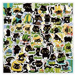 60PCS/120PCS Cute Cat Stickers Vinyl Waterproof Funny Cats Decals for Water Bottle Laptop Skateboard Scrapbook Luggage Kids Toys