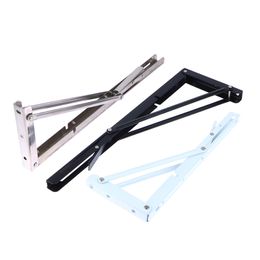 Multiple Sizes Triangle Folding Angle Bracket Heavy Support Adjustable Wall Shelves Mounted Table Shelves Home Hardware