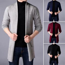 Men's Jackets 2024 Cardigan Sweater All Match Spring Autumn Knitting Men Winter V-neck Long Sleeve Coat Loose Outwear