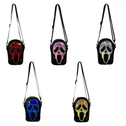 Bag Halloween Skull For Music Festival Goers Shoulder Crossbody Bags