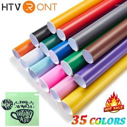 Window Stickers HTVRONT 12"X 10ft Glossy Permanent Adhesive Roll Self-adhesive Film For Cricut Craft Art Sign Cup Decal Windows Glass