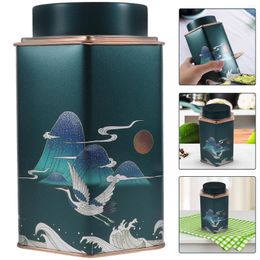 Storage Bottles Rectangular Tinplate Tins Tea Can To Go Food Containers With Lids