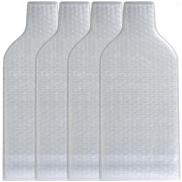 Storage Bags 4Pcs Wine Bottle For Travel Reusable Protector Multi-Layered Protection Sleeves Restaurant