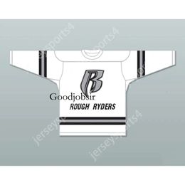 Gdsir Custom DMX WHITE 84 ROUGH RYDERS HOCKEY JERSEY NEW Top Ed S-M-L-XL-XXL-3XL-4XL-5XL-6XL