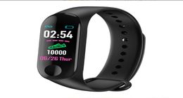 M3 Plus Sports Smart Wristbands Watch Heart Rate Blood Pressure Monitoring Waterproof Smart Bracelet Wristband Men039s Women07492247