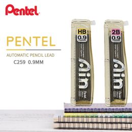 Pencils 3pcs Pentel C259 high polymer crack resistance 0.9mm HB / 2B mechanical pencil lead super hard pencil lead