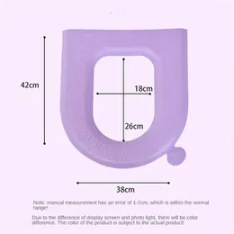 Toilet Seat Covers Four Seasons Waterproof Portable Hygienic Selling Cushion Easy To Clean Mat Eva Adhesive Thickened Cute